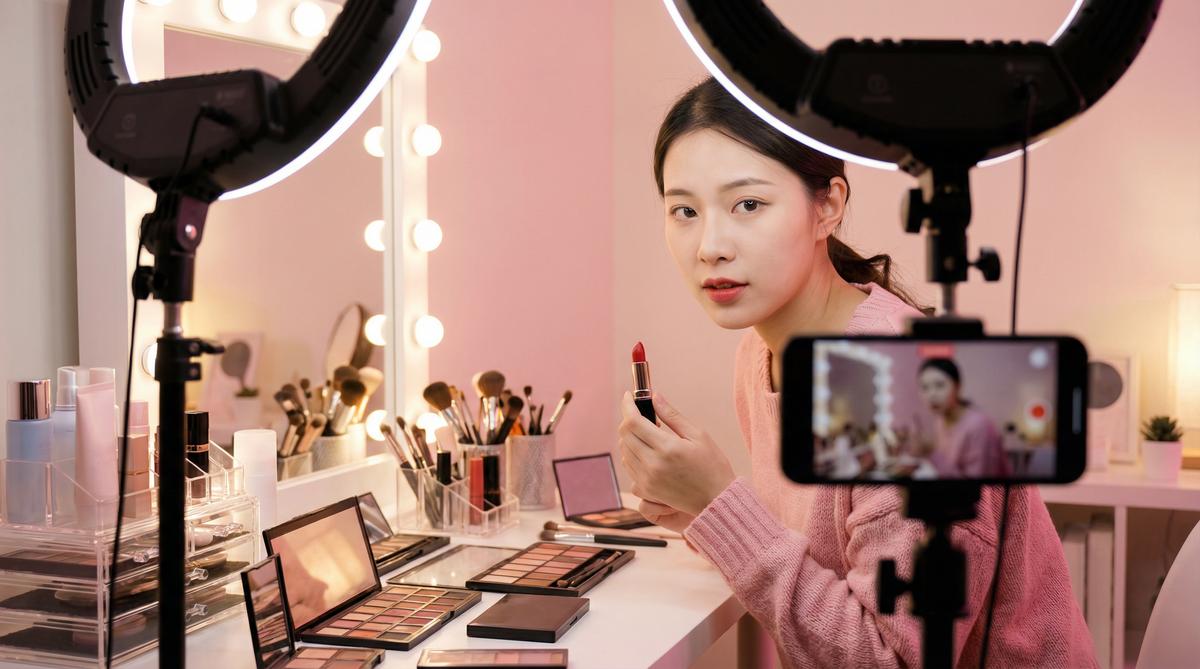 17c一起草美妆视频教程